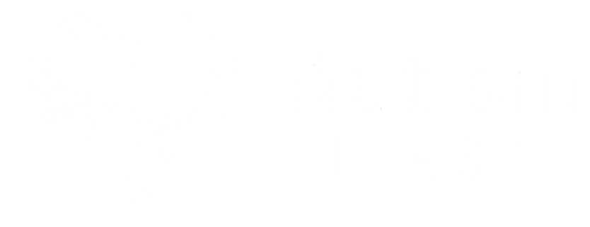 Autism First logo in white
